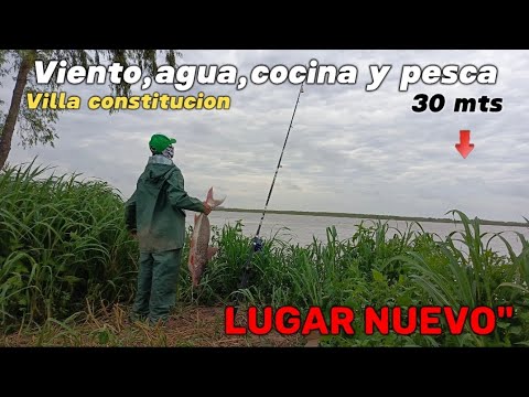 #Pesca de Costa lugar nuevo en Villa constitución#rioparaná#lineadepesca#fishing#carretesdepesca