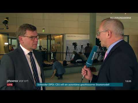 Regierungskrise: Johann David Wadephul zum Streit in der Union am 02.07.18