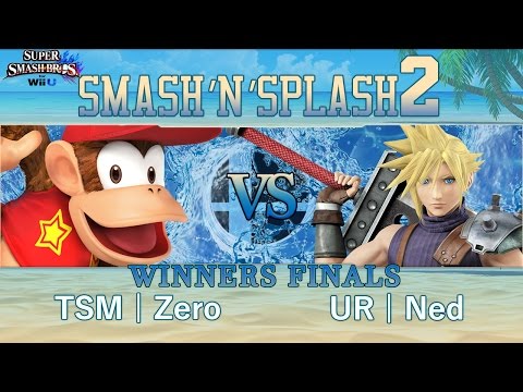 Smash'N'Splash 2  WINNERS FINALS - TSM | Zero (Diddy Kong) vs UR | Ned (Cloud)