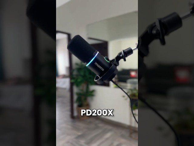 Vídeo relacionado con MAONO XLR/USB Microfono dinámico, Micrófono para Podcast con Brazo, Software, botón de Silencio, Control de Ganancia, para PC Gaming, Streaming, grabación, Mezclador PS4/5 Mac, etc. PD200XS