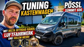Pössl Summit 600 Plus Tuning Delta Offroad Räder #campervan #roomtour #wohnmobil #camper