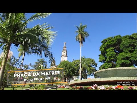 Passeando na Praça da Matriz em Ouro Fino - MG