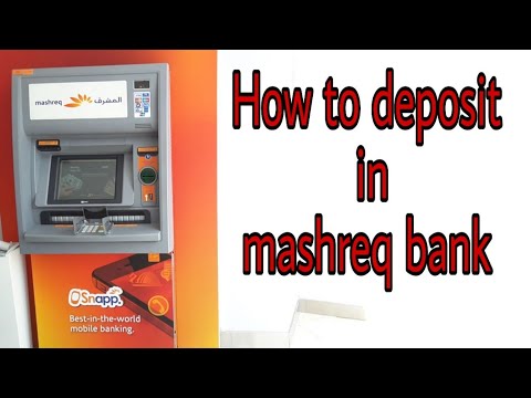 How to deposit cash in ATM machine #mashreqneo Video