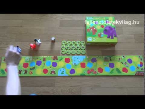 Djeco, Little Circuit játékszabály, lépegetős társasjáték a színek mentén, 2,5-5 év - Fejlesztő Játék Világ