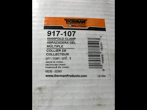 GM 5.3L and 6.0L Exhaust Manifold Repair Clamps Made By Dorman