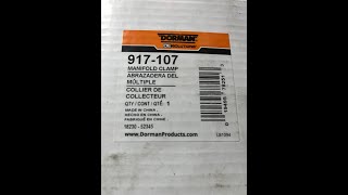 GM 5.3L and 6.0L Exhaust Manifold Repair Clamps Made By Dorman