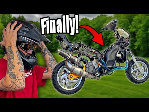 IT RUNS! GILERA RUNNER 172cc Build FIRST START!!