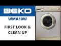 Beko EcoCare WMA10W Washing Machine First Look Clean Up
