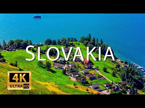 FLYING OVER SLOVAKIA (4K UHD) - Peaceful Piano Music With Stunning Beautiful Natural Film For TV