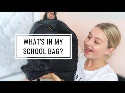 WHAT'S IN MY SCHOOL BAG 2018!