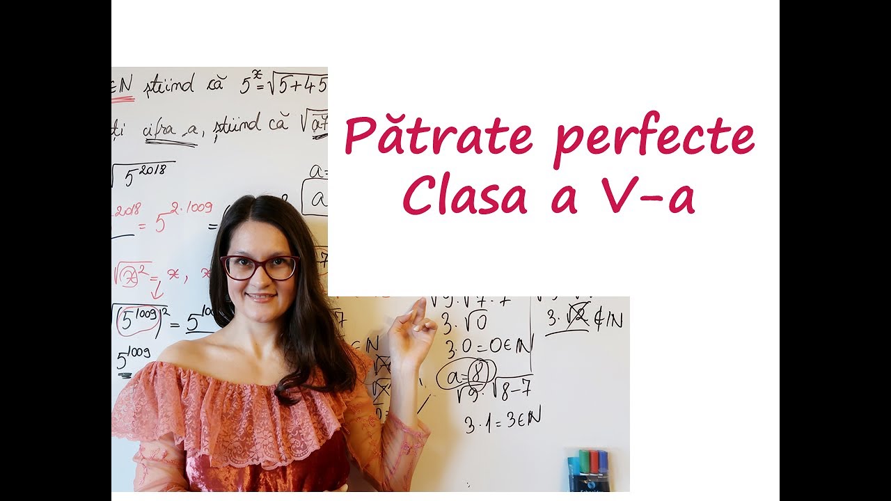Cum ar?t?m c? un num?r nu este p?trat perfect | Clasa a V-a #patrateperfecte