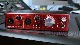 Video thumbnail for Review: Focusrite Clarett 2Pre by Riffs, Beards & Gear