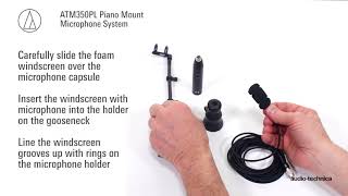 Video thumbnail for ATM350PL Overview | Piano Mount Microphone System by Audio-Technica USA