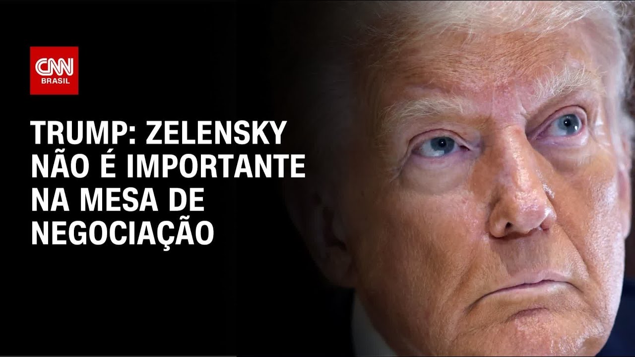 Trump: Zelensky não é importante na mesa de negociação | CNN 360°
