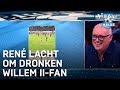 René moet lachen om dronken Willem II-fan: 'Die is goed!' | VERONICA INSIDE