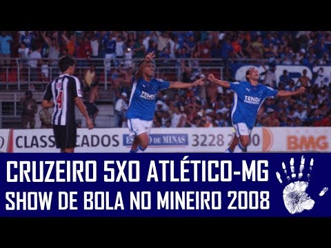 CRUZEIRO 5X0 ATLÉTICO MG (2008) - JOGOS HISTÓRICOS