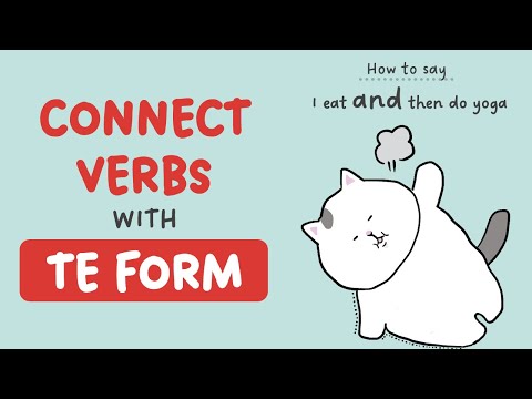[GENKI Lesson 6] How to use TE form to connect verbs (I did this and then did that)