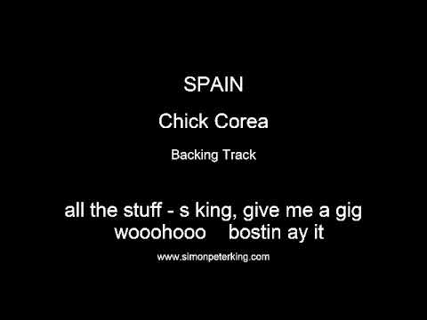 Spain - Chick Corea BACKING TRACK