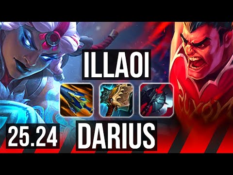 ILLAOI vs DARIUS (TOP) | 9/1/5 | EUW Master | 25.24