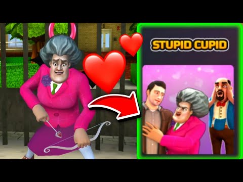 💘 SCARY TEACHER 3D - Stupid Cupid - Queen of Hearts - Valentine's Day [Android - ios] Special Level
