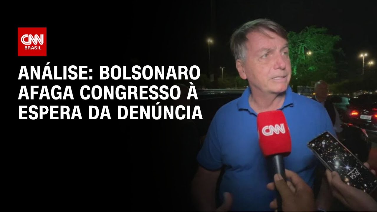 Análise: Bolsonaro afaga Congresso à espera da denúncia | LIVE CNN