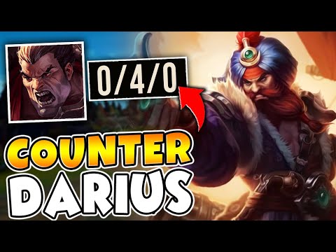 I MADE DARIUS GO 0/4 IN LANE! THE ULTIMATE COUNTER PLAY TO DARIUS TOP - League of Legends
