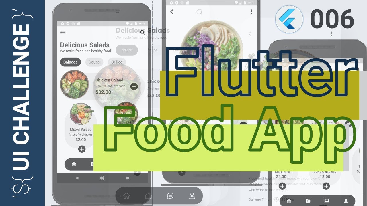 Flutter UI Challenge 006 - Food App