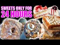 I ate DESSERTS only for 24hr | Wicked Sweet Cheat Day