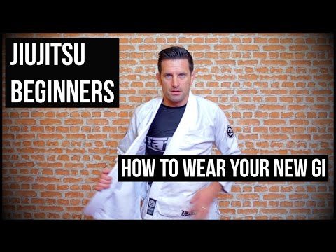 Jiujitsu beginners: How to wear your new Gi ▷▷