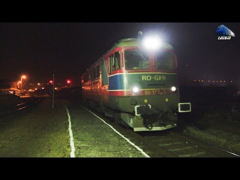 Fluieroasa 60-0857-2 Whistle Loko & LDE2100 60-1573-9 pe Seara/on Evening in Oradea Est Triaj