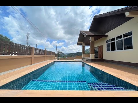 Three Bedroom Hilltop House with Pool & Great Mountain Views for Sale in Ao Nang