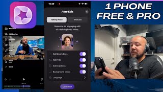 How to Record & Edit a 1 Person Video Podcast -Detail Phone App: Free & Pro