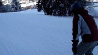 preview picture of video 'Skiing the Red Run from Choralpe to Brixen, SkiWelt, Austria. Part 3'