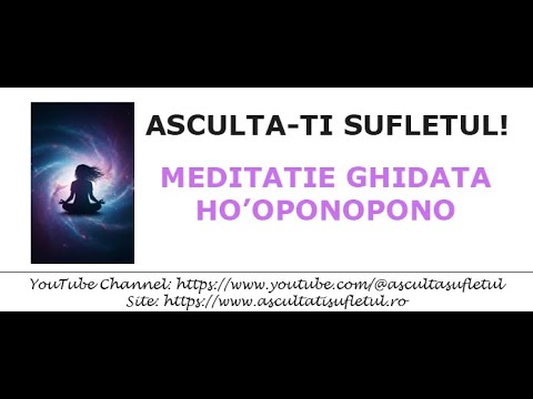 Meditatie ghidata - Ho'oponopono