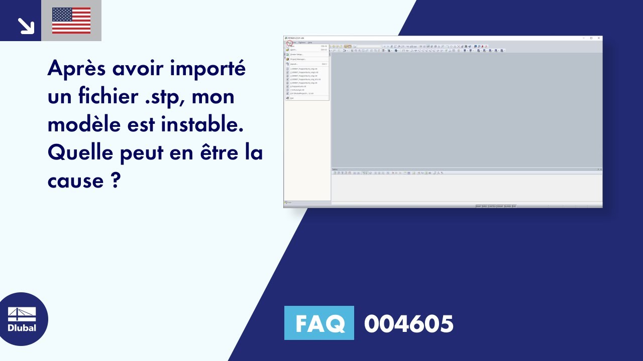 [FR] FAQ 004605 | Après avoir importé un fichier .stp, mon modèle est instable. Pourquoi ?