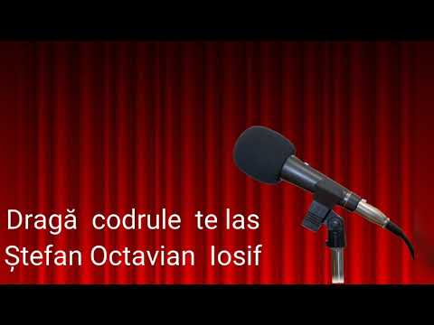 Dragă  codrule te  las Ștefan Octavian  Iosif