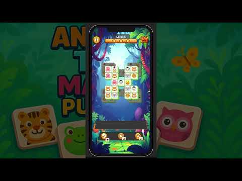 Animal Tile Match-3 Brain Game