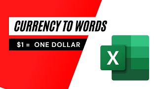 How To Convert Currency To Words In Excel