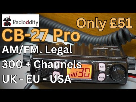 Radioddity CB-27. (CRT One V)  The BEST CB starter radio you will ever buy.