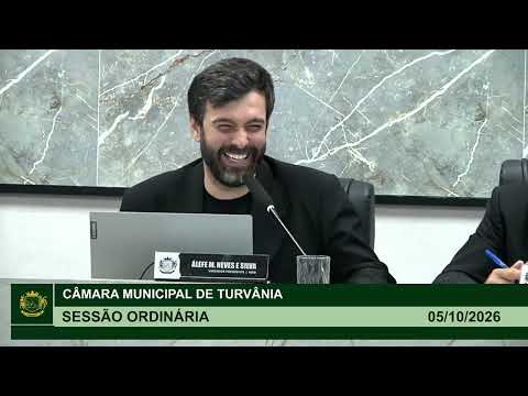 36° Sessão Ordinária - 05/10/2026 | Câmara Municipal de Turvânia-GO