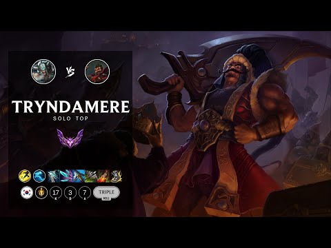 Tryndamere Top vs Graves - KR Master Patch 12.6