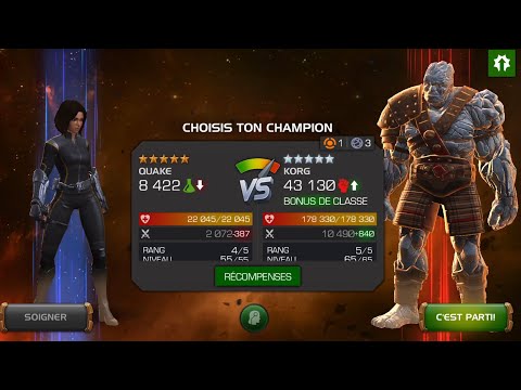 Ultron’s variant chapter 3.3 quake vs electro + korg MARVEL MCOC