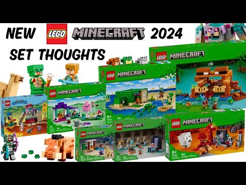 Insane Reaction to LEGO Minecraft 2024 Set!