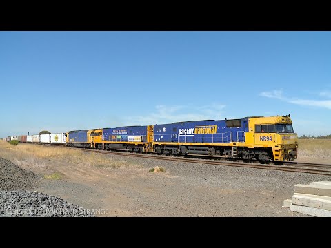 6MP4 Pacific National / TOLL Container Train (8/3/2024) - PoathTV Australian Railways