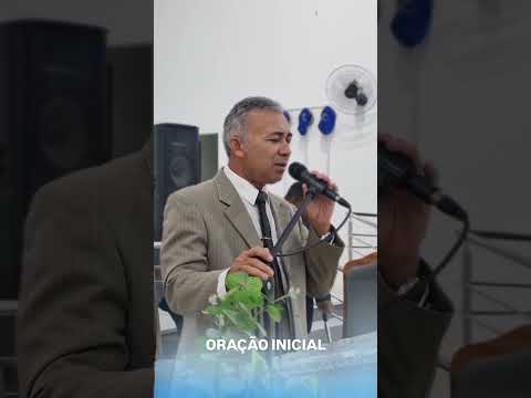 Irmão Cícero Anselmo orando - AD Ingá-Paraíba