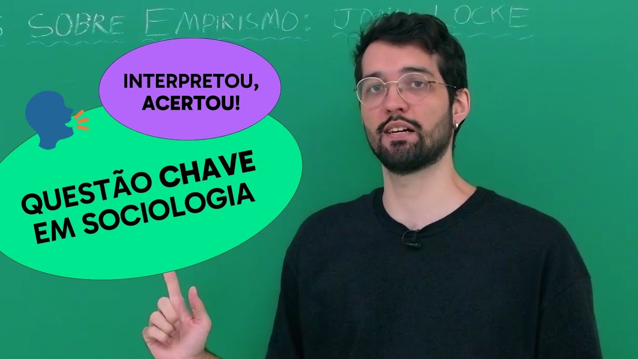 QUESTÕES de SOCIOLOGIA que Você PRECISA ACERTAR!