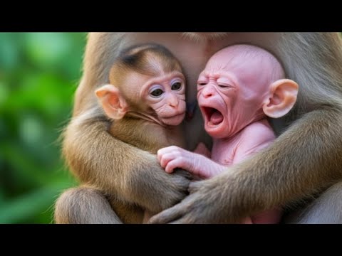 The Perfect Love of a Mother Caring for Her Baby