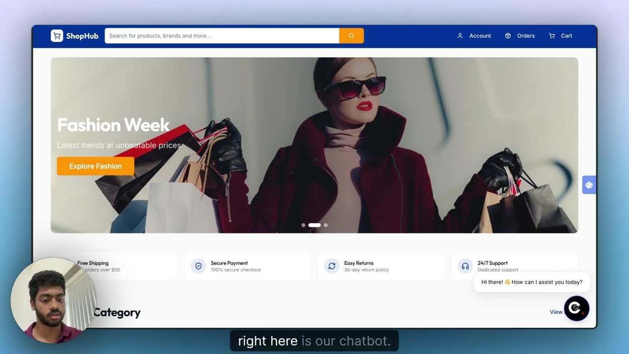 E commerce Chatbot Demo