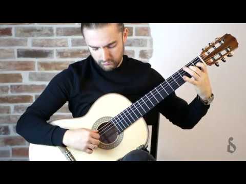 Arsen Asanov Performing on a Daniel Stark Spruce/Maple Classical Guitar