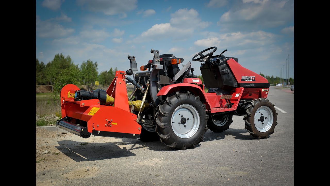 Honda Mighty 130 4x4 13KM + kosiarka bijakowa z nożami typu Y mulczer EF95 TRAKTOR.COM.PL